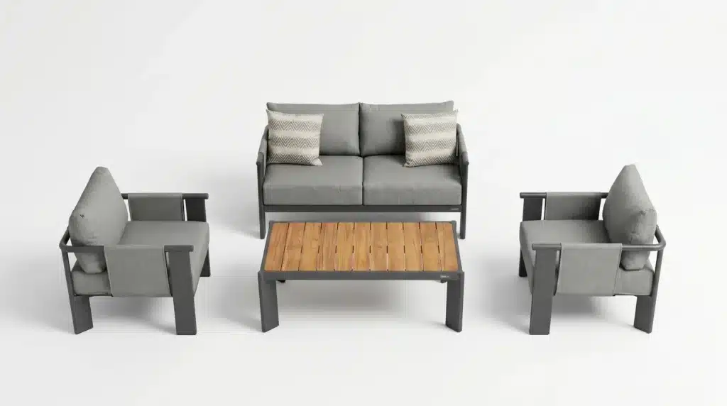 SALON DE JARDIN 4 PLACES - COLLECTION LIGO